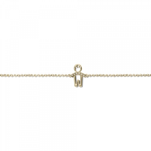 Babies bracelet K14 gold with boy and diamonds 0.02ct, VS2, H, pb0441 BRACELETS Κοσμηματα - chrilia.gr