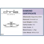 Πολύπετρο δαχτυλίδι Κ18 λευκόχρυσο με διαμάντια 0.25ct, VS1, G  da4323 ΔΑΧΤΥΛΙΔΙΑ ΑΡΡΑΒΩΝΑ Κοσμηματα - chrilia.gr