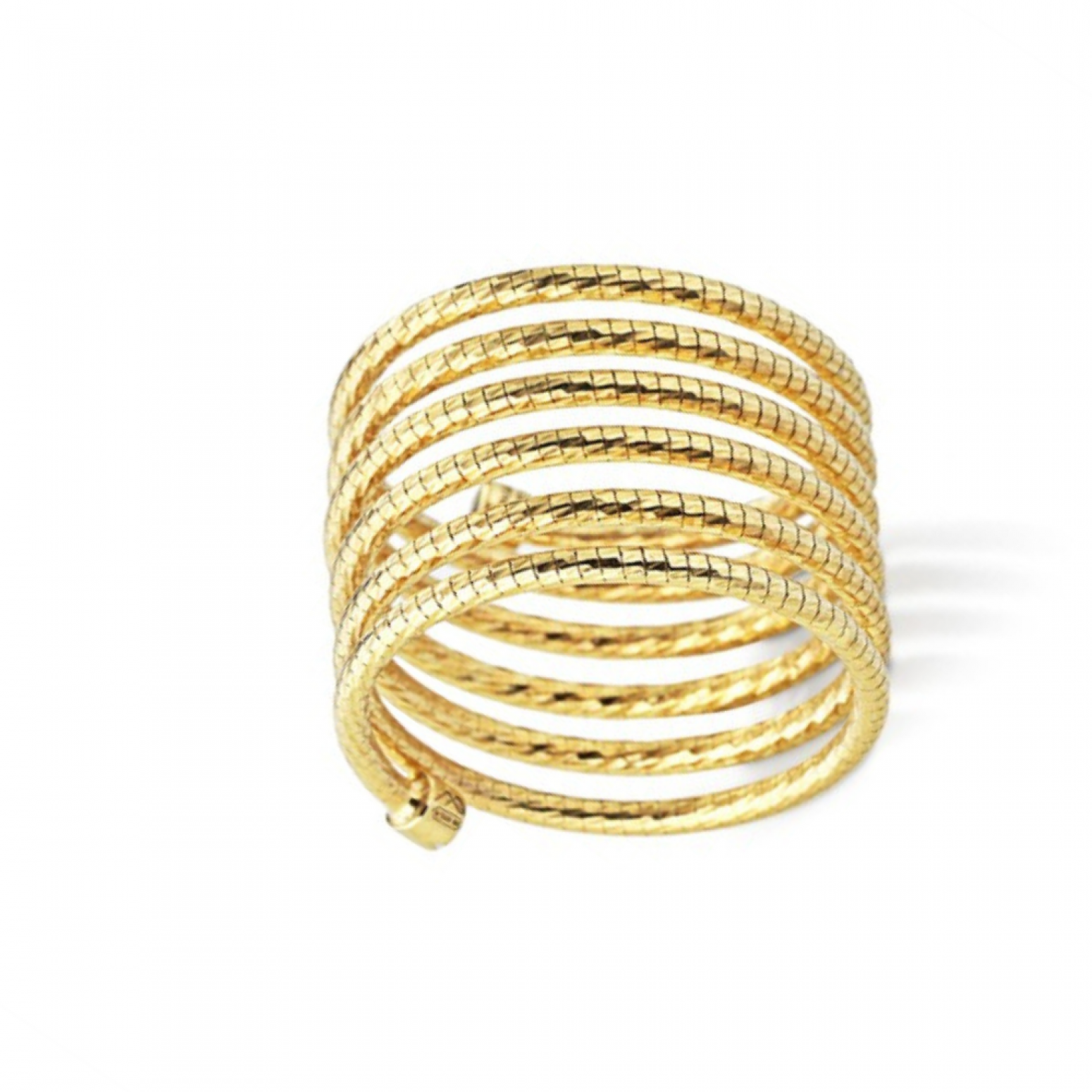 Marcello Pane ring with gold plated silver, ANCC 004, da4333 RINGS Κοσμηματα - chrilia.gr