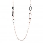 Marcello Pane necklace with gold plated silver, CLPR 021, ko5703 NECKLACES Κοσμηματα - chrilia.gr