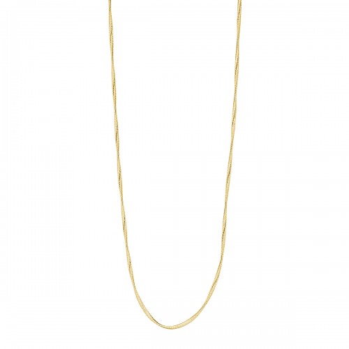 Marcello Pane necklace with gold plated silver, CLCC 009, ko6099 NECKLACES Κοσμηματα - chrilia.gr