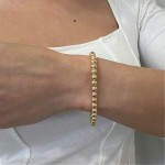Marcello Pane bracelet with gold plated silver, BRJL 001, br3076 BRACELETS Κοσμηματα - chrilia.gr