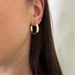 Hoop earrings K14 gold, sk4110 EARRINGS Κοσμηματα - chrilia.gr
