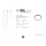 Μισόβερο δαχτυλίδι Κ18 λευκόχρυσο με διαμάντια  0.23ct , VS1/VS2, F/G από το IGL da3715 ΔΑΧΤΥΛΙΔΙΑ ΑΡΡΑΒΩΝΑ Κοσμηματα - chrilia.gr