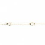 Bracelet Κ14 gold, br2930 BRACELETS Κοσμηματα - chrilia.gr