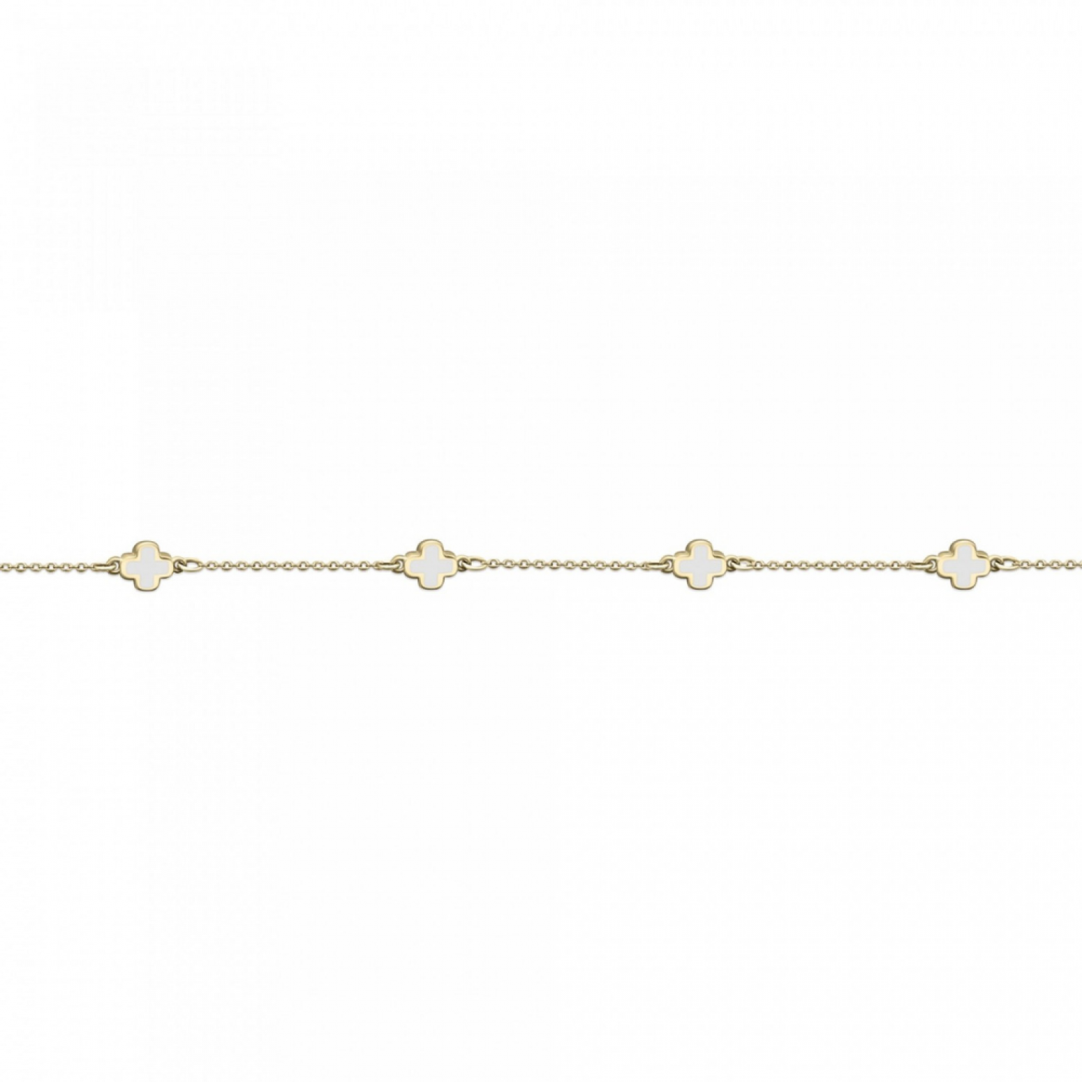 Bracelet with cross Κ14 gold with enamel, br2933 BRACELETS Κοσμηματα - chrilia.gr