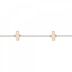 Bracelet with bars, Κ9 pink gold, br1830 BRACELETS Κοσμηματα - chrilia.gr