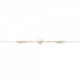 Bracelet, Κ14 pink gold with pearls br2152