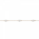 Bracelet, Κ14 pink gold with pearls br2153 BRACELETS Κοσμηματα - chrilia.gr