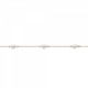 Bracelet, Κ14 pink gold with pearls br2153