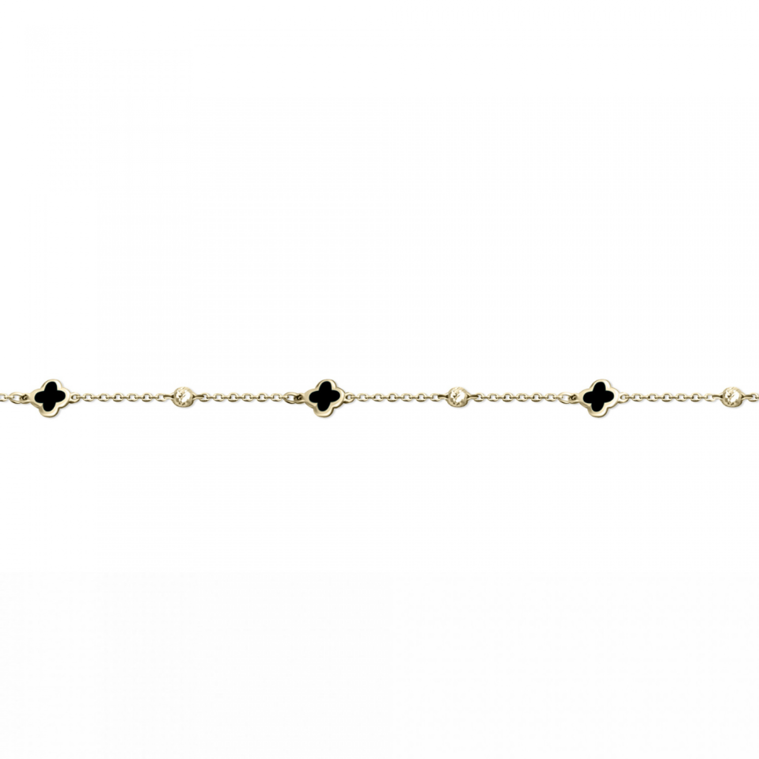 Bracelet with cross Κ14 gold with enamel, br3044 BRACELETS Κοσμηματα - chrilia.gr