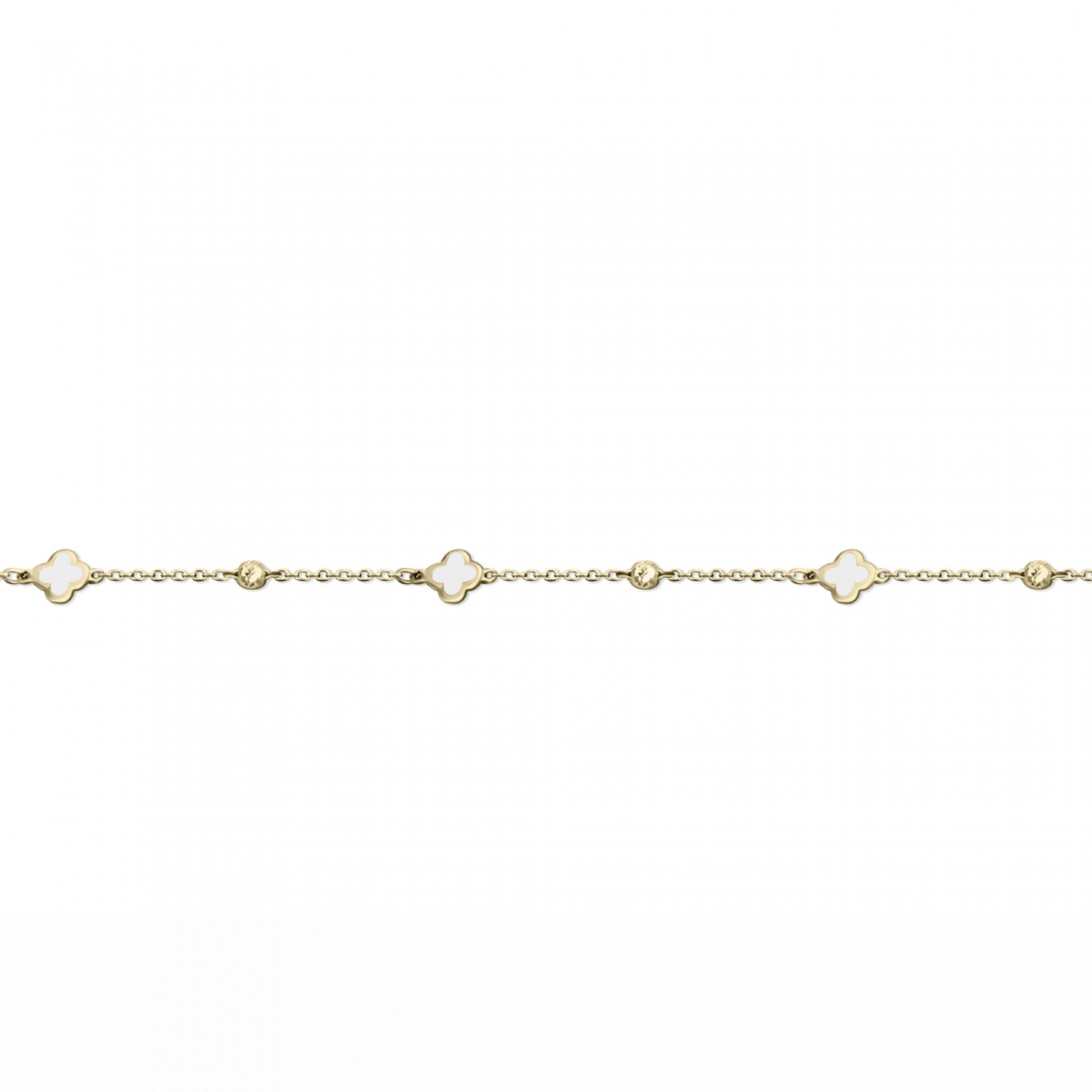 Bracelet with cross Κ14 gold with enamel, br3045 BRACELETS Κοσμηματα - chrilia.gr