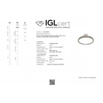Solitaire ring 18K white gold with center diamond 0.16ct, VS1, G from IGL da3490 ENGAGEMENT RINGS Κοσμηματα - chrilia.gr