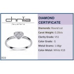 Πολύπετρο Δαχτυλίδι - Πολύπετρο δαχτυλίδι Κ18 λευκόχρυσο με διαμάντια 0.20ct , VS1 , G  da3533 ΔΑΧΤΥΛΙΔΙΑ ΑΡΡΑΒΩΝΑ Κοσμηματα - chrilia.gr