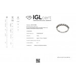 Μισόβερο Δαχτυλίδι - Μισόβερο δαχτυλίδι Κ18 λευκόχρυσο με διαμάντια 0.49ct, VS2 / SI1, E / F από το IGL da3703 ΔΑΧΤΥΛΙΔΙΑ ΑΡΡΑΒΩΝΑ Κοσμηματα - chrilia.gr