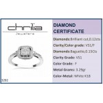 Πολύπετρο Δαχτυλίδι - Πολύπετρο δαχτυλίδι Κ18 λευκόχρυσο με διαμάντια 0.27ct, VS1 , F, da3292 ΔΑΧΤΥΛΙΔΙΑ ΑΡΡΑΒΩΝΑ Κοσμηματα - chrilia.gr