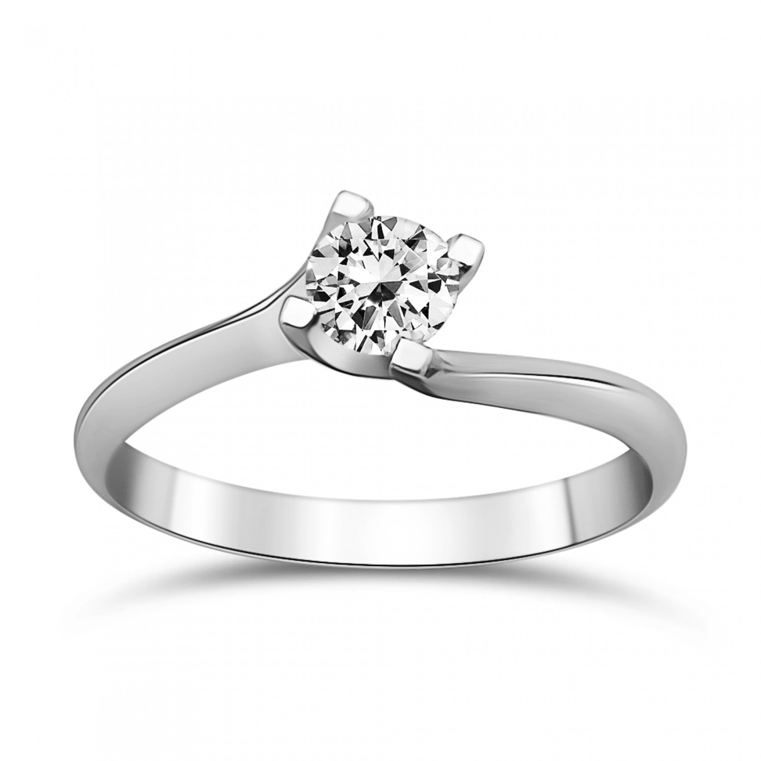 Μονόπετρο Δαχτυλίδι - Μονόπετρο δαχτυλίδι Κ18 λευκόχρυσο με διαμάντι 0.27ct , VS1, G από το IGL da4219 ΔΑΧΤΥΛΙΔΙΑ ΑΡΡΑΒΩΝΑ Κοσμηματα - chrilia.gr