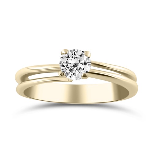 Μονόπετρο Δαχτυλίδι - Μονόπετρο δαχτυλίδι Κ14 χρυσό με ζιργκόν, da4260 ΔΑΧΤΥΛΙΔΙΑ ΑΡΡΑΒΩΝΑ Κοσμηματα - chrilia.gr