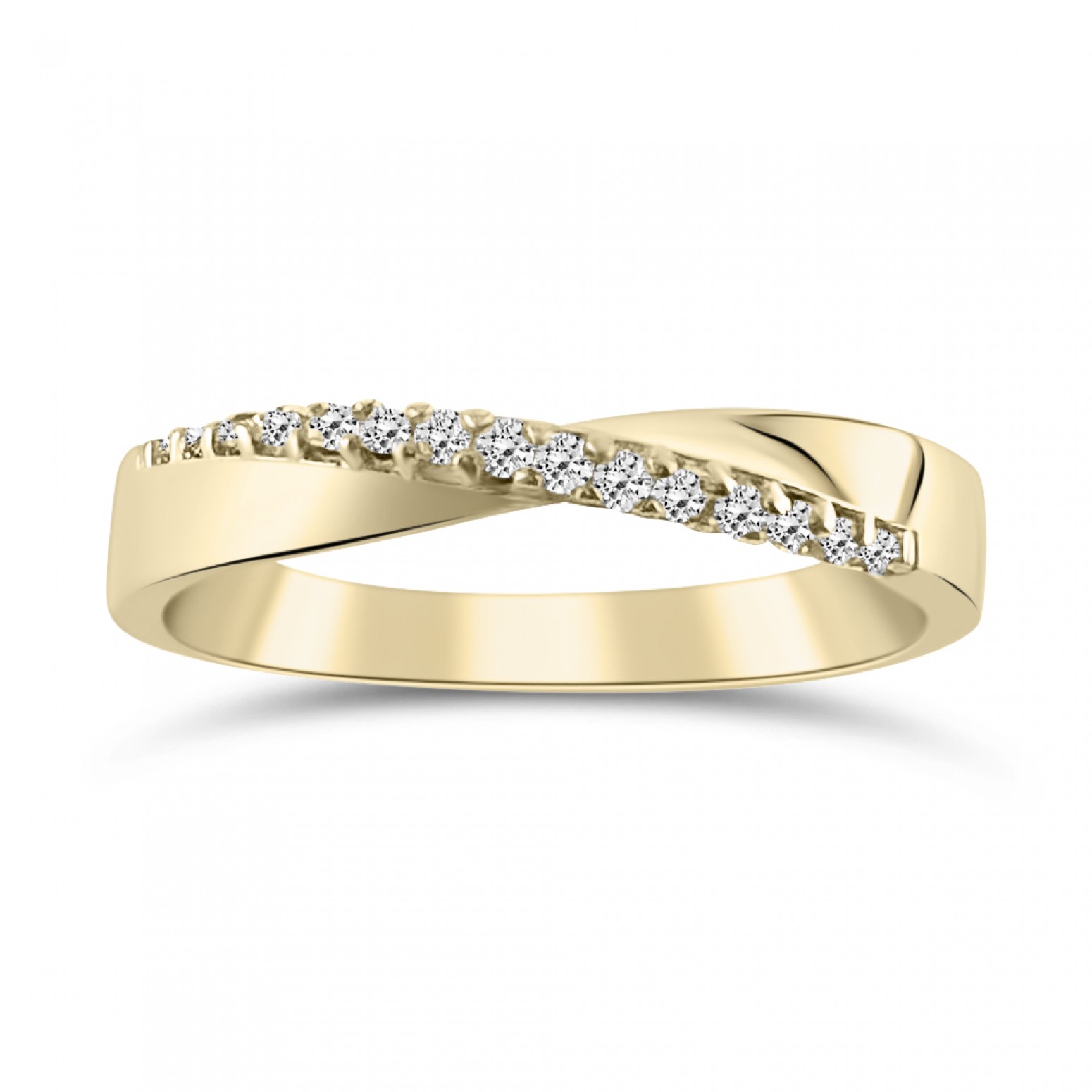 Multistone ring K14 gold with zircon, da4265 RINGS Κοσμηματα - chrilia.gr
