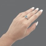 Μονόπετρο δαχτυλίδι Κ18 λευκόχρυσο με ακουαμαρίνα 0.85ct και διαμάντια VS1, G da4114 ΔΑΧΤΥΛΙΔΙΑ ΑΡΡΑΒΩΝΑ Κοσμηματα - chrilia.gr