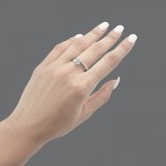 Solitaire ring 18K white gold with diamond 0.40ct, SI1, F from GIA da4178 ENGAGEMENT RINGS Κοσμηματα - chrilia.gr