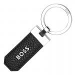 Hugo Boss key ring, Classic Grained Black HAK416A, kl0104 GIFTS Κοσμηματα - chrilia.gr