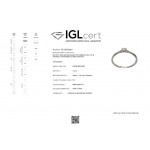Μονόπετρο Δαχτυλίδι - Μονόπετρο δαχτυλίδι Κ18 λευκόχρυσο με διαμάντι 0.15ct, SI2, G από το IGL da3764 ΔΑΧΤΥΛΙΔΙΑ ΑΡΡΑΒΩΝΑ Κοσμηματα - chrilia.gr
