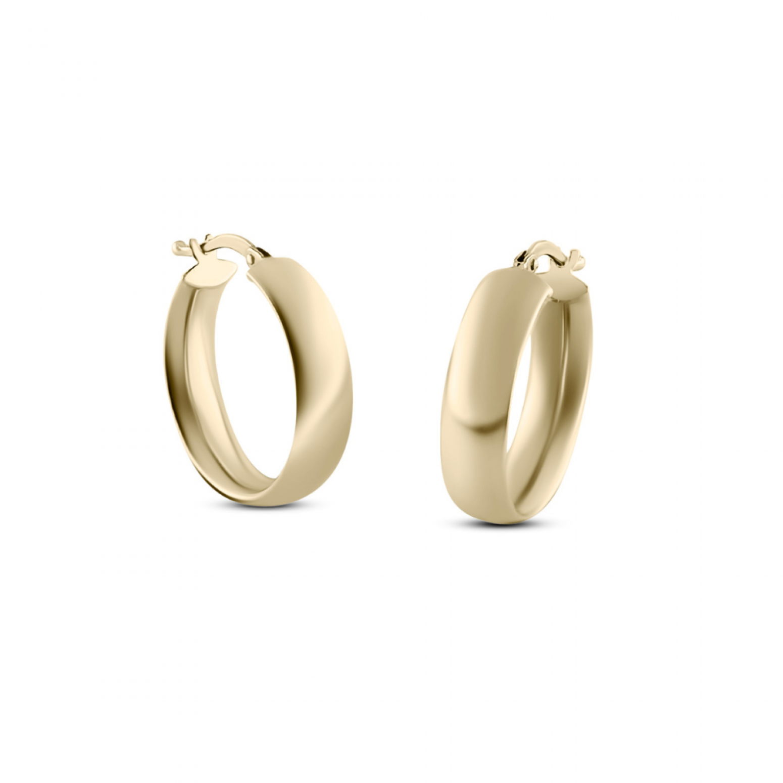 Hoop earrings K14 gold, sk4106 EARRINGS Κοσμηματα - chrilia.gr