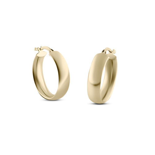 Hoop earrings K14 gold, sk4106 EARRINGS Κοσμηματα - chrilia.gr