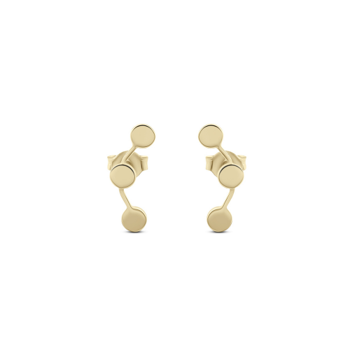 Earrings K9 gold, sk4121 EARRINGS Κοσμηματα - chrilia.gr