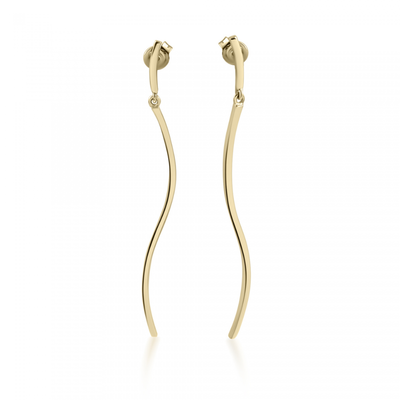 Dangle earrings K9 gold, sk2341 EARRINGS Κοσμηματα - chrilia.gr