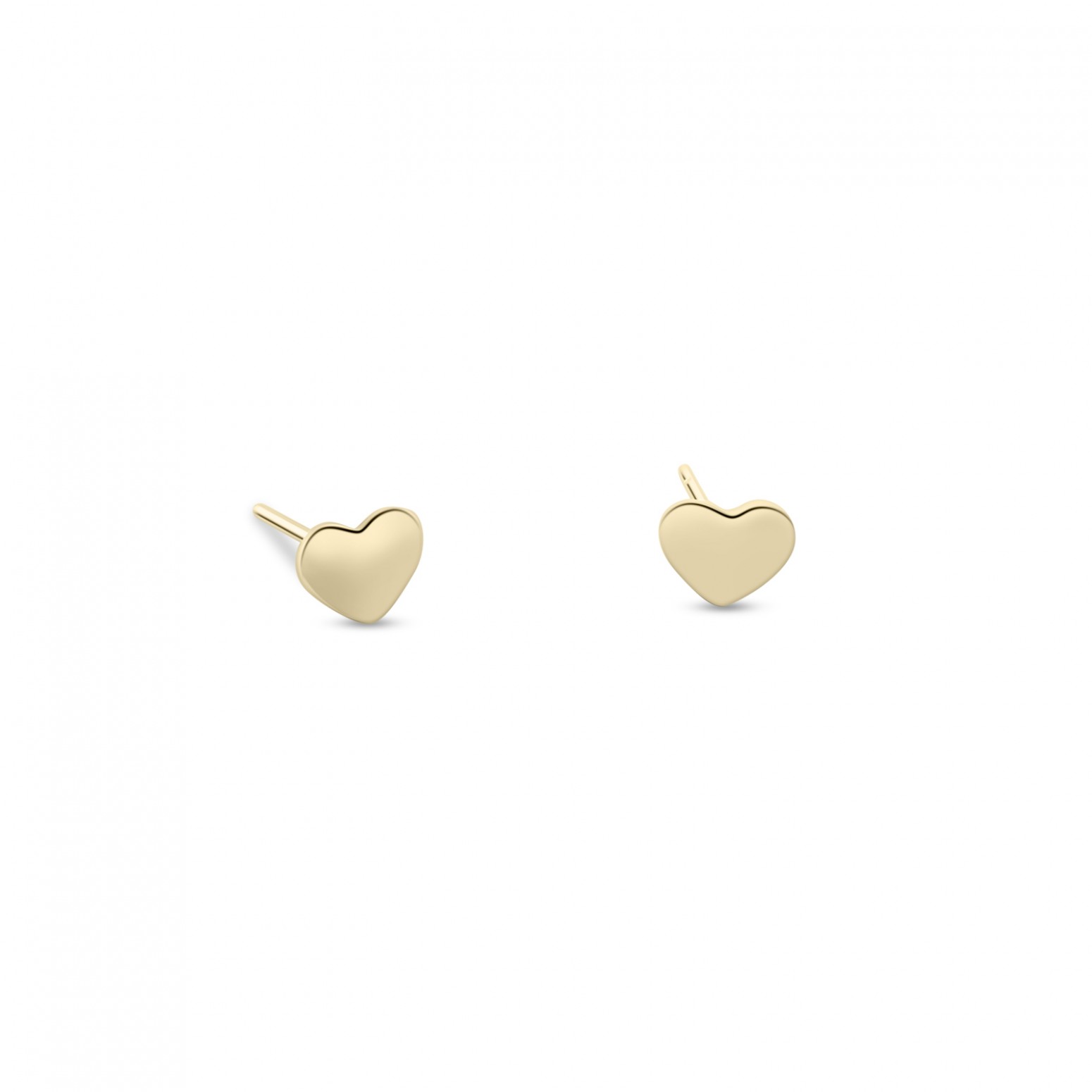 Heart earrings K9 gold, sk4123 EARRINGS Κοσμηματα - chrilia.gr