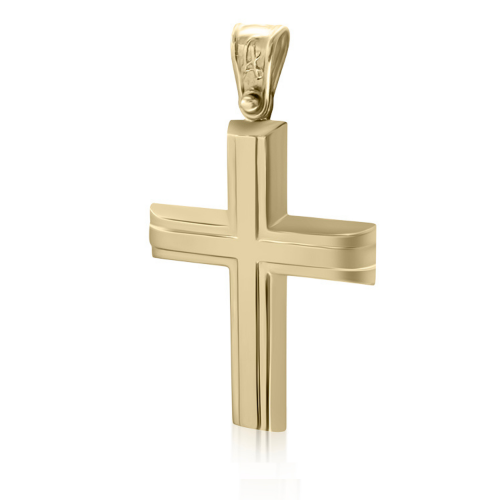 Βαπτιστικός σταυρός Κ14 χρυσό st4104 ΣΤΑΥΡΟΙ Κοσμηματα - chrilia.gr
