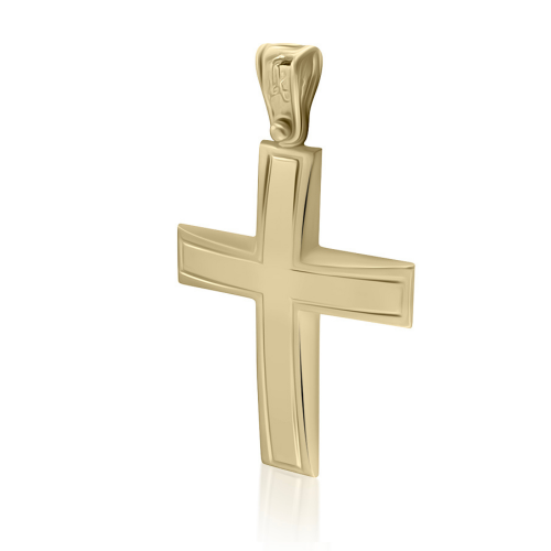 Βαπτιστικός σταυρός Κ14 χρυσό st4105 ΣΤΑΥΡΟΙ Κοσμηματα - chrilia.gr