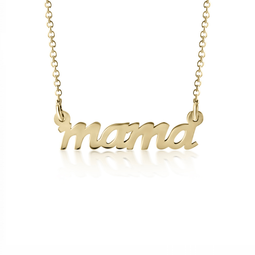 Necklace for mum, K14 gold, ko5940 NECKLACES Κοσμηματα - chrilia.gr