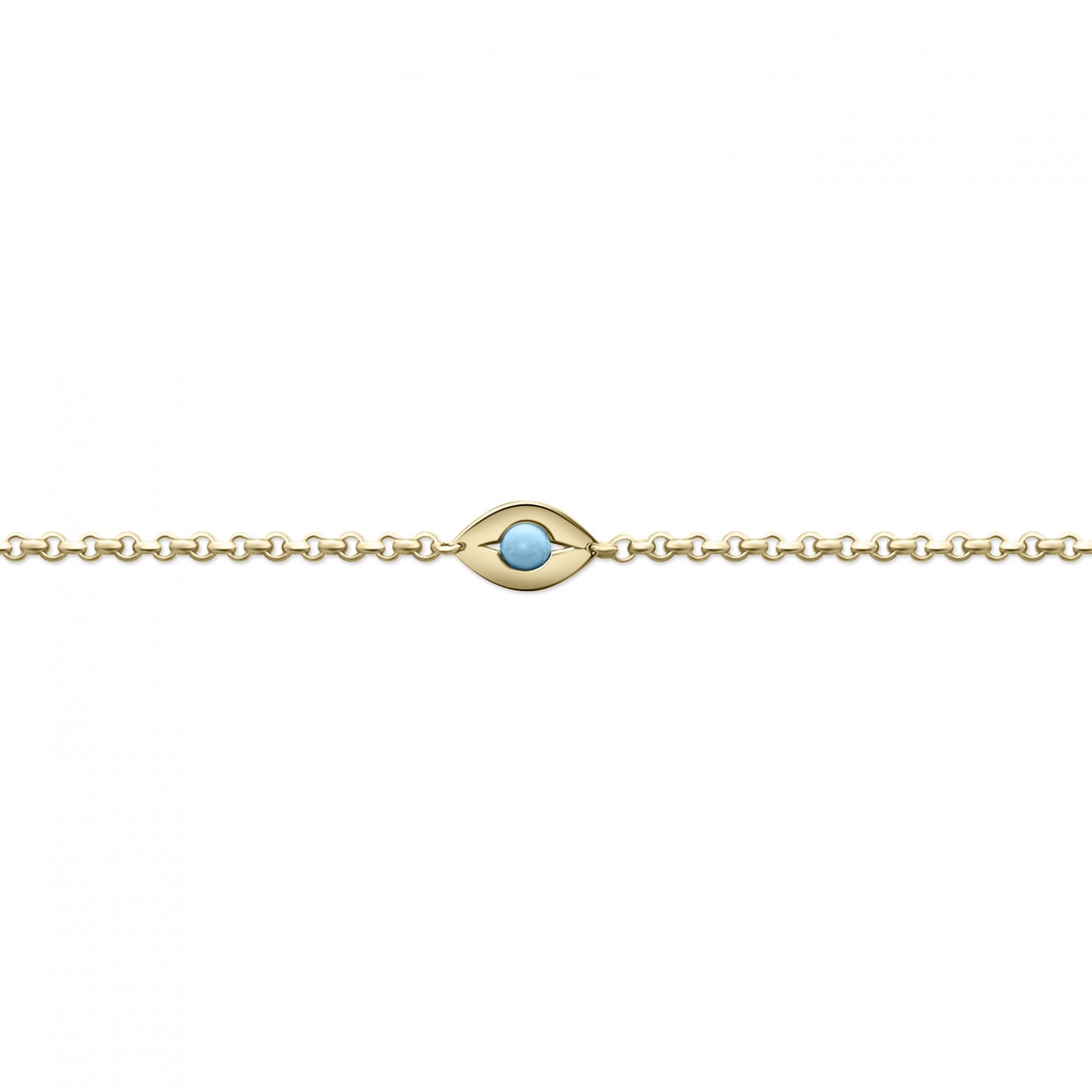Babies bracelet K14 gold with eye and turquoise pb0335 BRACELETS Κοσμηματα - chrilia.gr