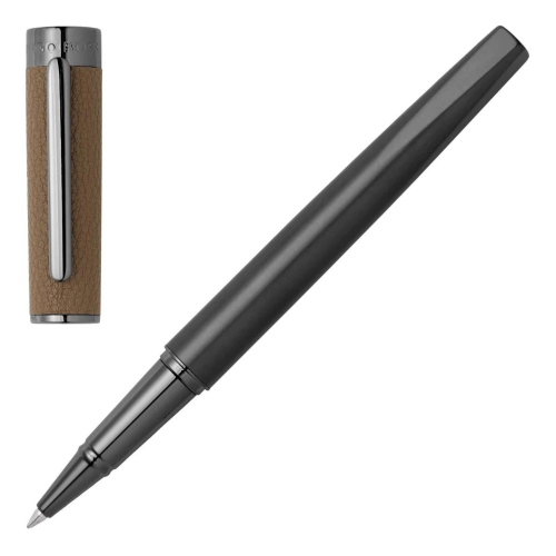 Hugo Boss Rollerball pen,  Corium Camel HSU3895X, ac1588 GIFTS Κοσμηματα - chrilia.gr