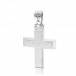 Βαπτιστικός σταυρός Κ14 λευκόχρυσο st4060 ΣΤΑΥΡΟΙ Κοσμηματα - chrilia.gr
