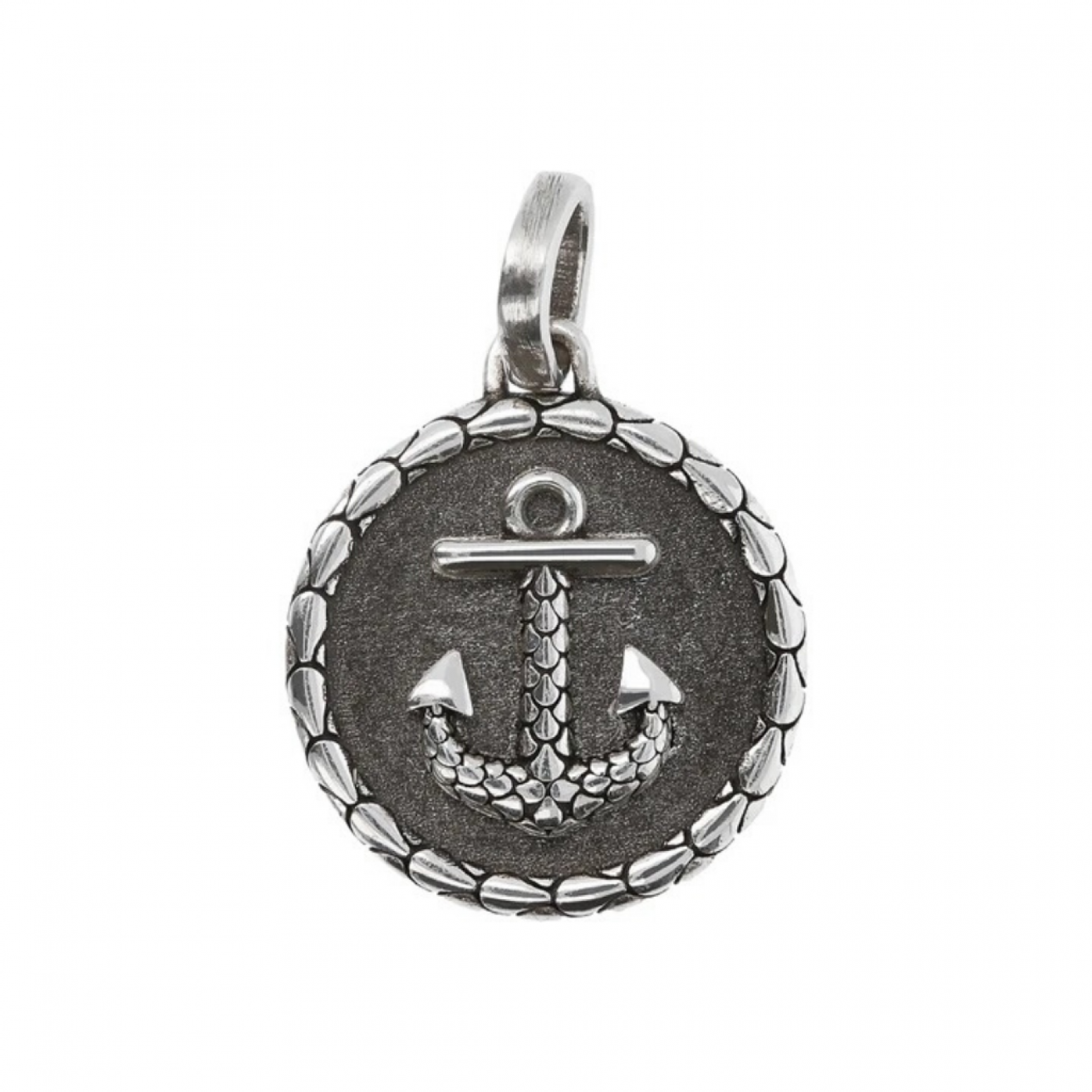 Men pendant with anchor, silver 925, Αlbert Μ. me2212 PENDANT  Κοσμηματα - chrilia.gr