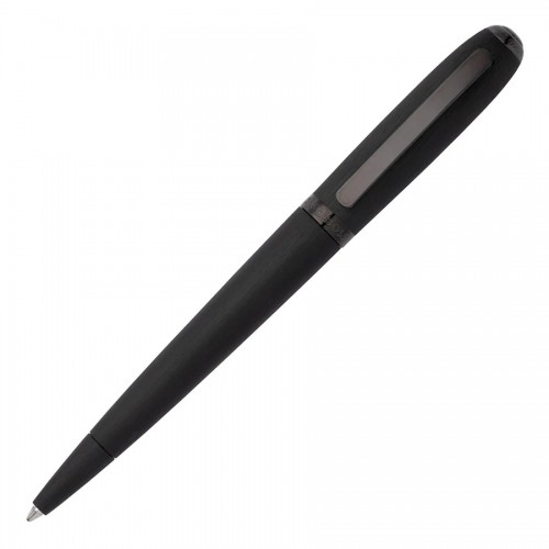 Hugo Boss στυλό Ballpoint, Contour Brushed Black  HSY2434A, ac1398 ΔΩΡΑ Κοσμηματα - chrilia.gr