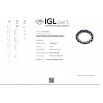 Ολόβερο Δαχτυλίδι - Ολόβερο δαχτυλίδι Κ18 λευκόχρυσο με ζαφείρια 7.70ct απο το IGL, da4182 ΔΑΧΤΥΛΙΔΙΑ Κοσμηματα - chrilia.gr
