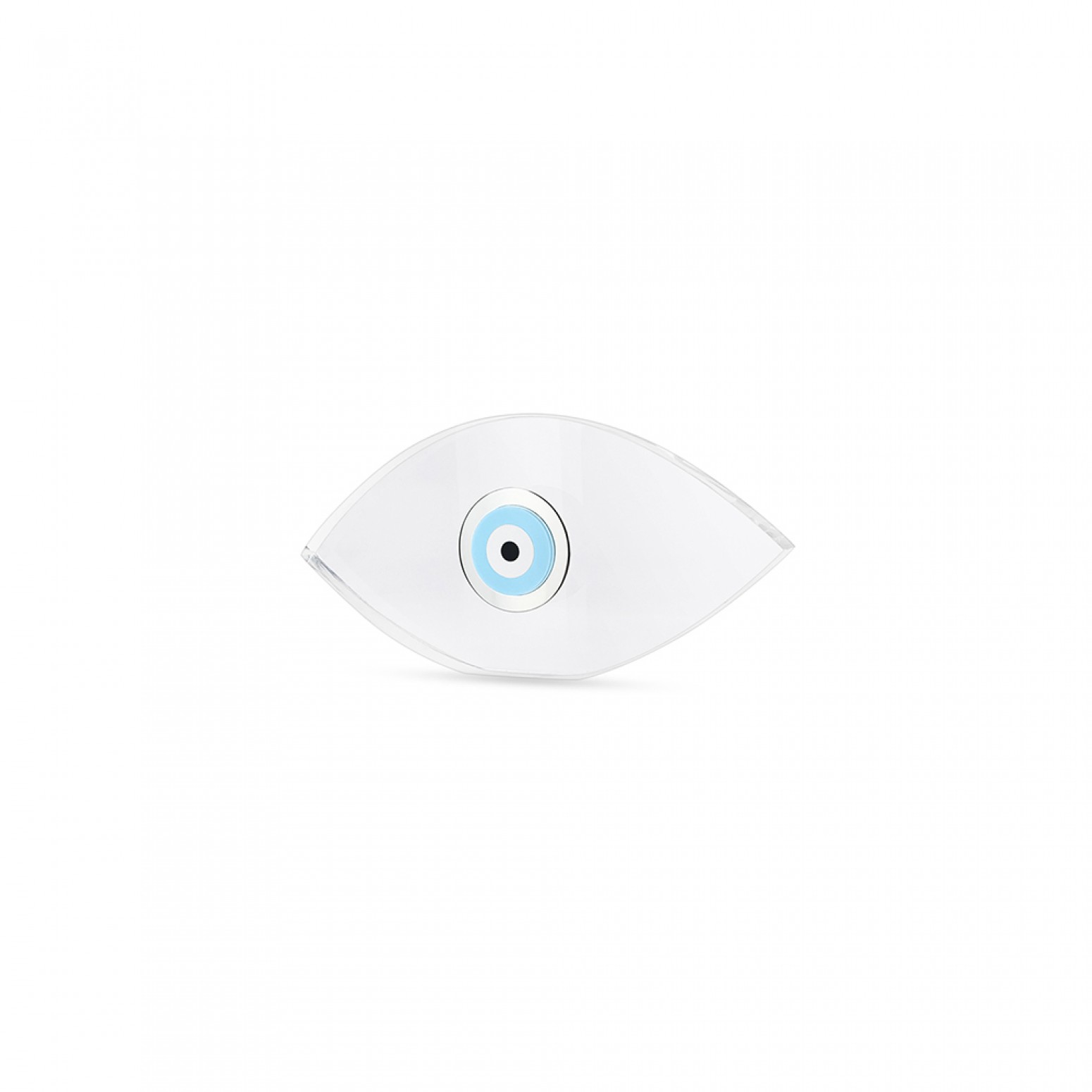 Transparent plexiglass eye, with corian and inox, AC0551 LUXURY GIFTS Κοσμηματα - chrilia.gr