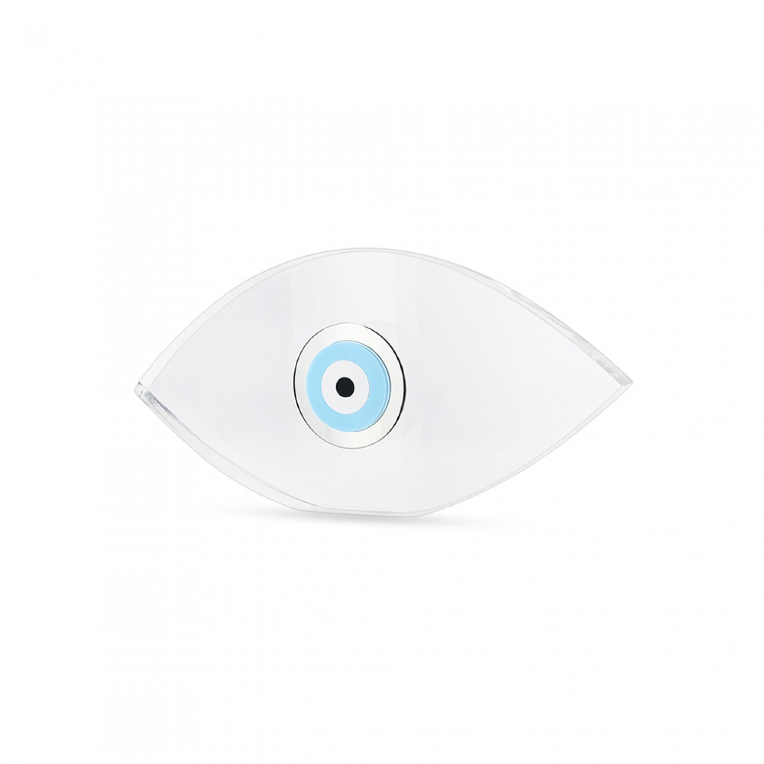 Transparent plexiglass eye, with corian and inox, AC0552 GIFTS Κοσμηματα - chrilia.gr