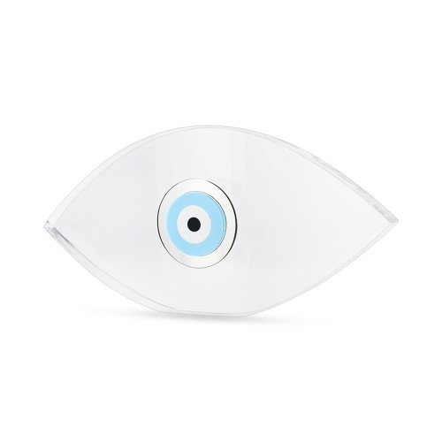 Transparent plexiglass eye, with corian and inox, AC0553 LUXURY GIFTS Κοσμηματα - chrilia.gr