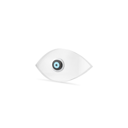 Transparent plexiglass eye, with corian and inox, AC0677 GIFTS Κοσμηματα - chrilia.gr