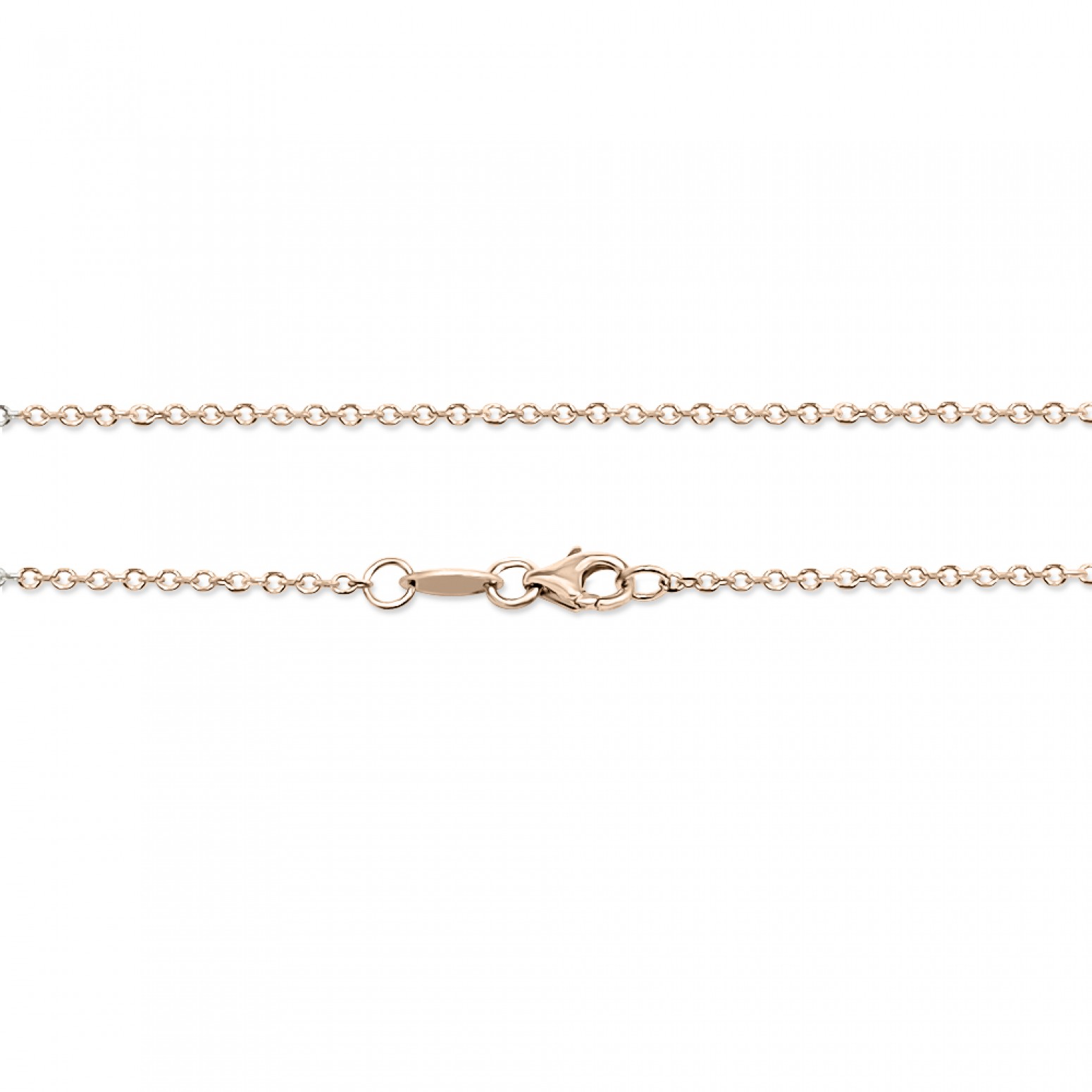 Rollo chain Κ14 pink gold 45cm, al0269 CHAINS Κοσμηματα - chrilia.gr