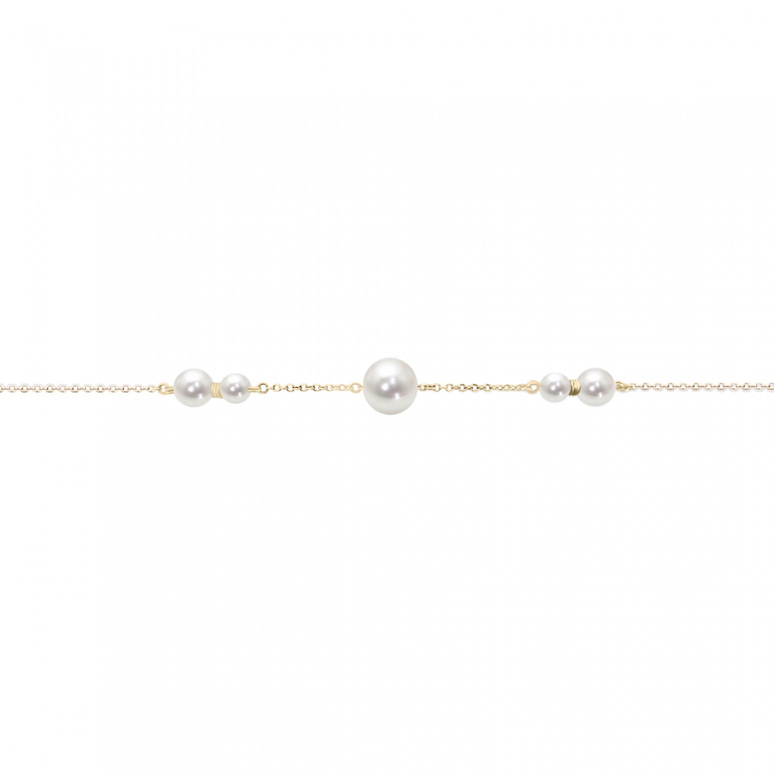 Bracelet Κ14 gold with pearls, H br1963 BRACELETS Κοσμηματα - chrilia.gr