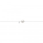 Βραχιόλι Κ14 λευκόχρυσο με μαργαριτάρι και διαμάντι 0.02ct, VS2, H, br2149 ΒΡΑΧΙΟΛΙΑ Κοσμηματα - chrilia.gr