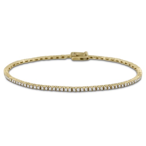 Tennis bracelet,14K gold with zircon, br1871 BRACELETS Κοσμηματα - chrilia.gr