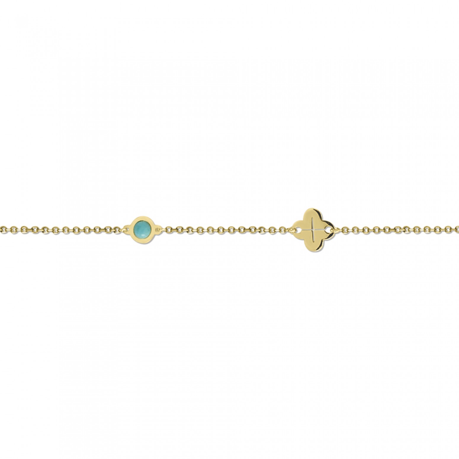 Babies bracelet K14 gold with cross and turquoise pb0370 BRACELETS Κοσμηματα - chrilia.gr